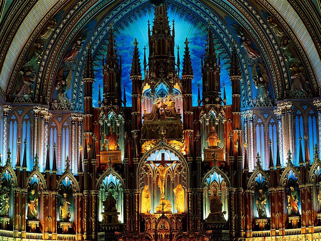 Notre Dame Basilica, Montreal,  Canada